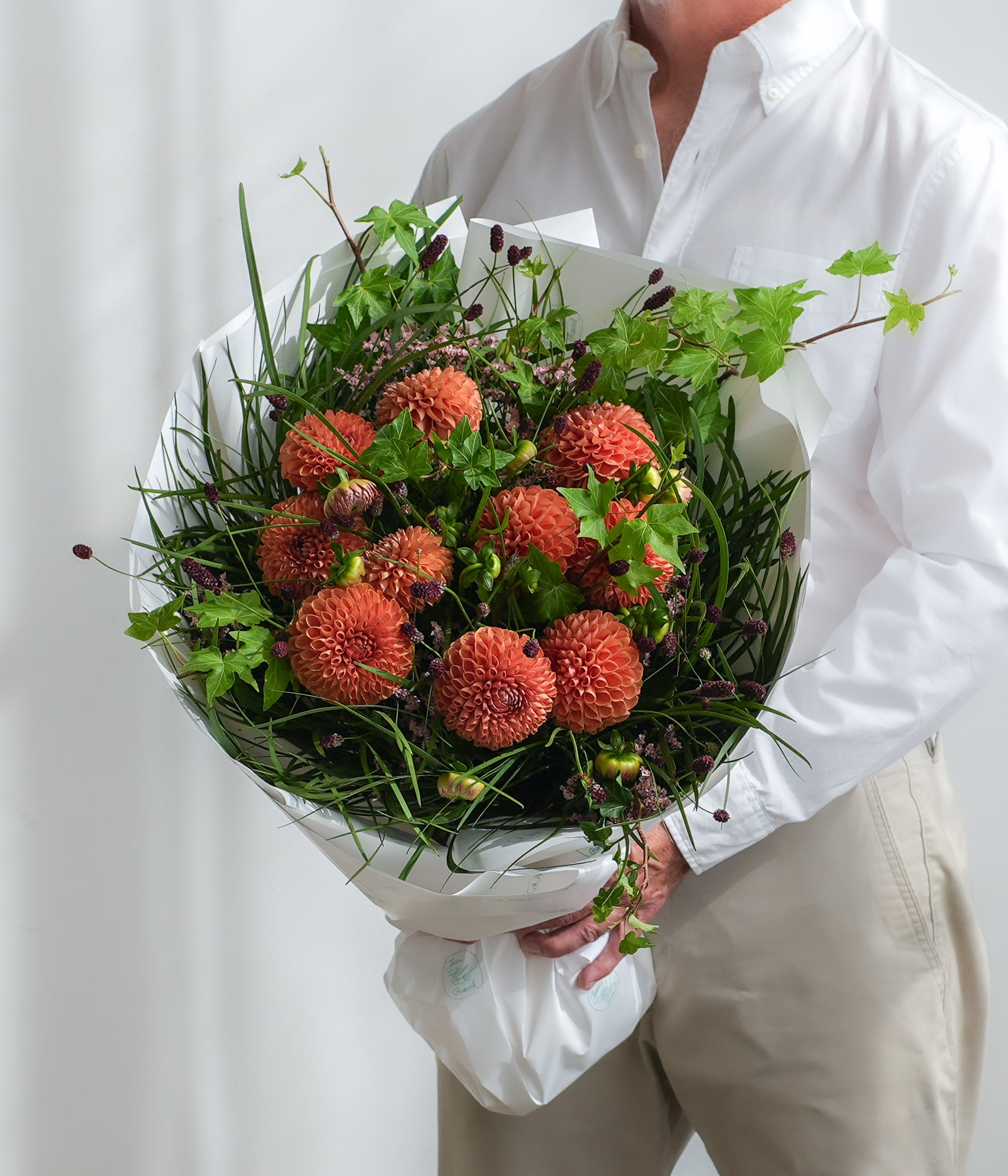 Sunset Dahlia Garden Bouquet