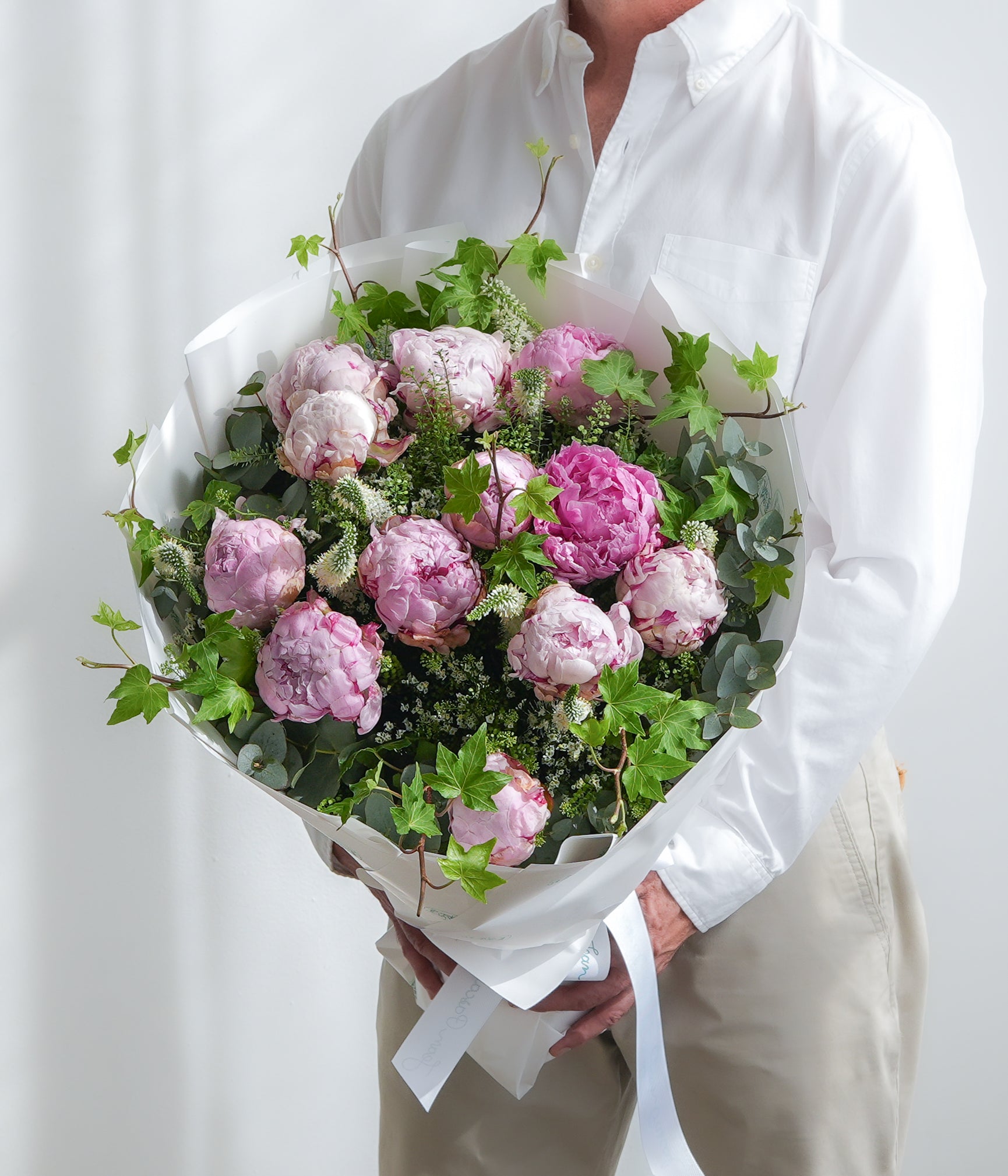 Premium Pink Peony Bouquet