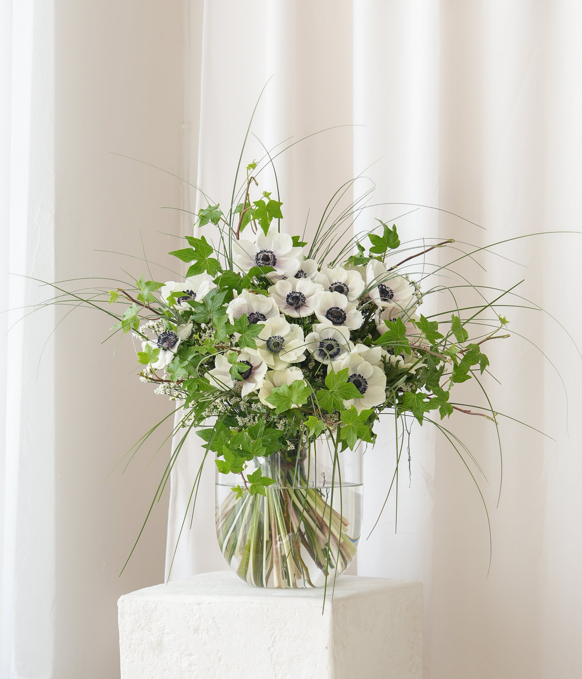 Signature White Anemone Bouquet