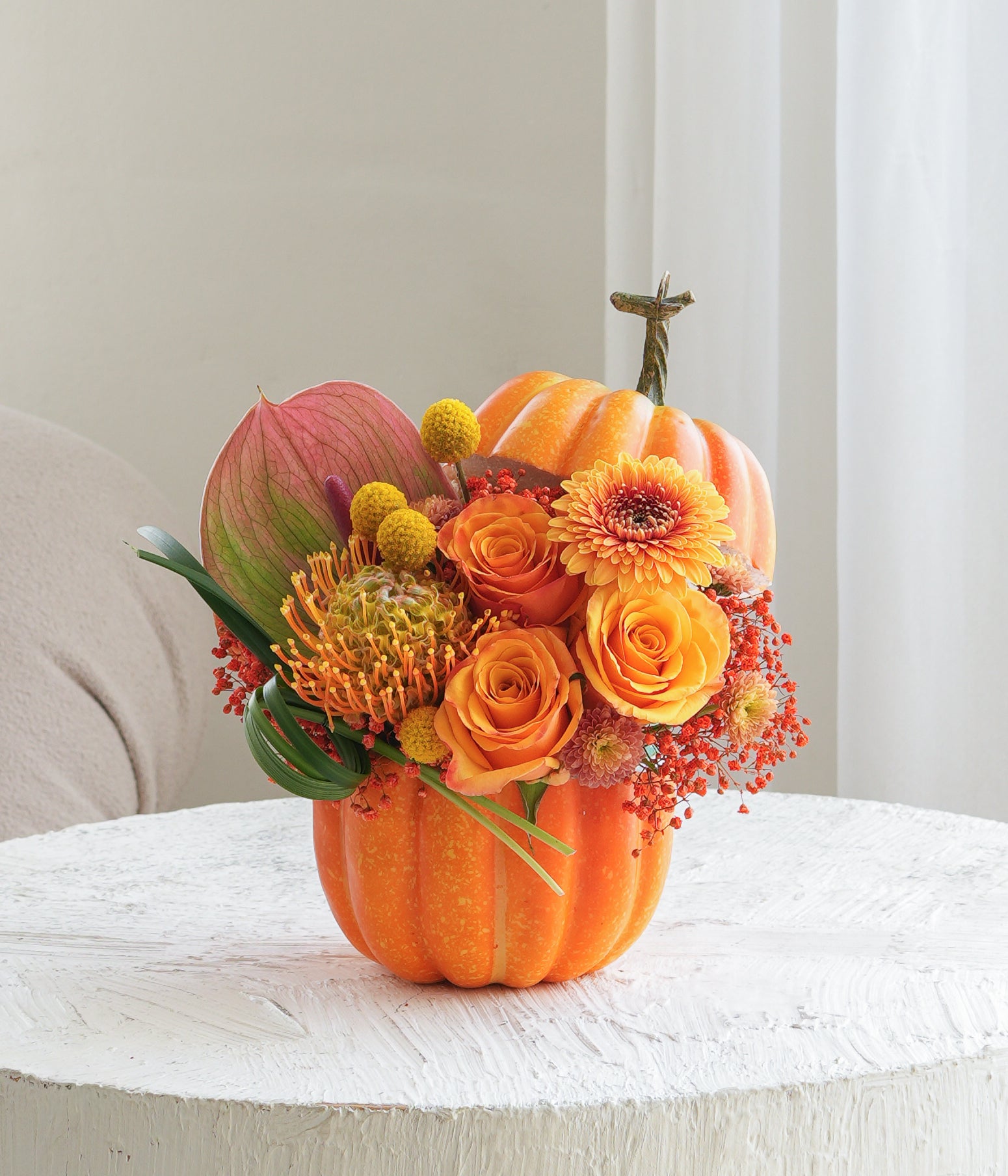 Pumpkin Spice & Everything Nice (Tangerine & Gold)