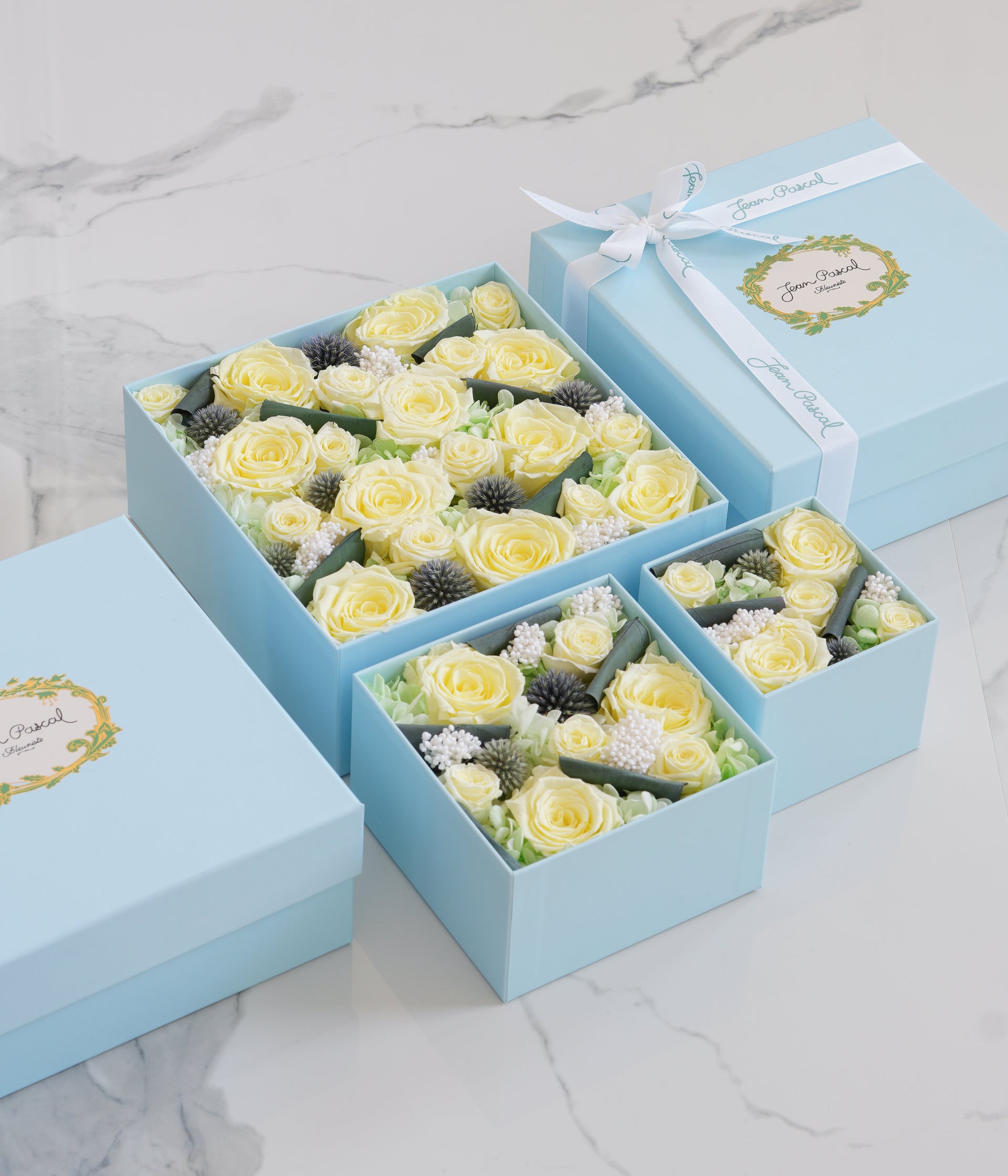 Yellow Preserved Flower Box