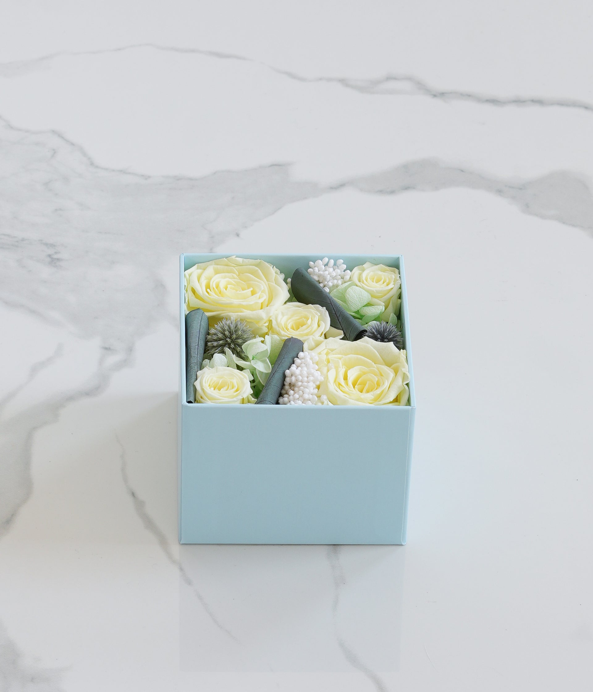 Yellow Preserved Flower Box