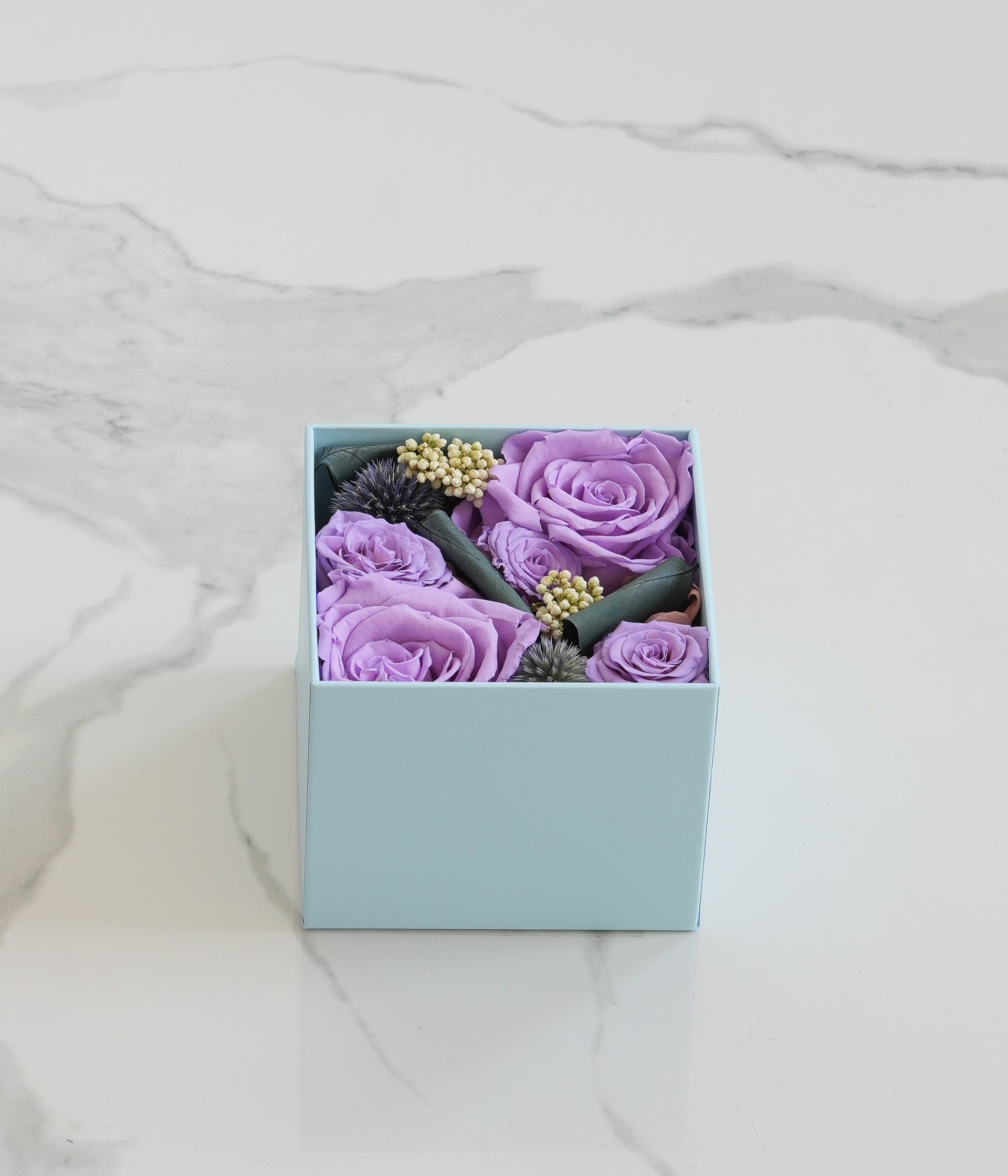Violet Preserved Flower Box