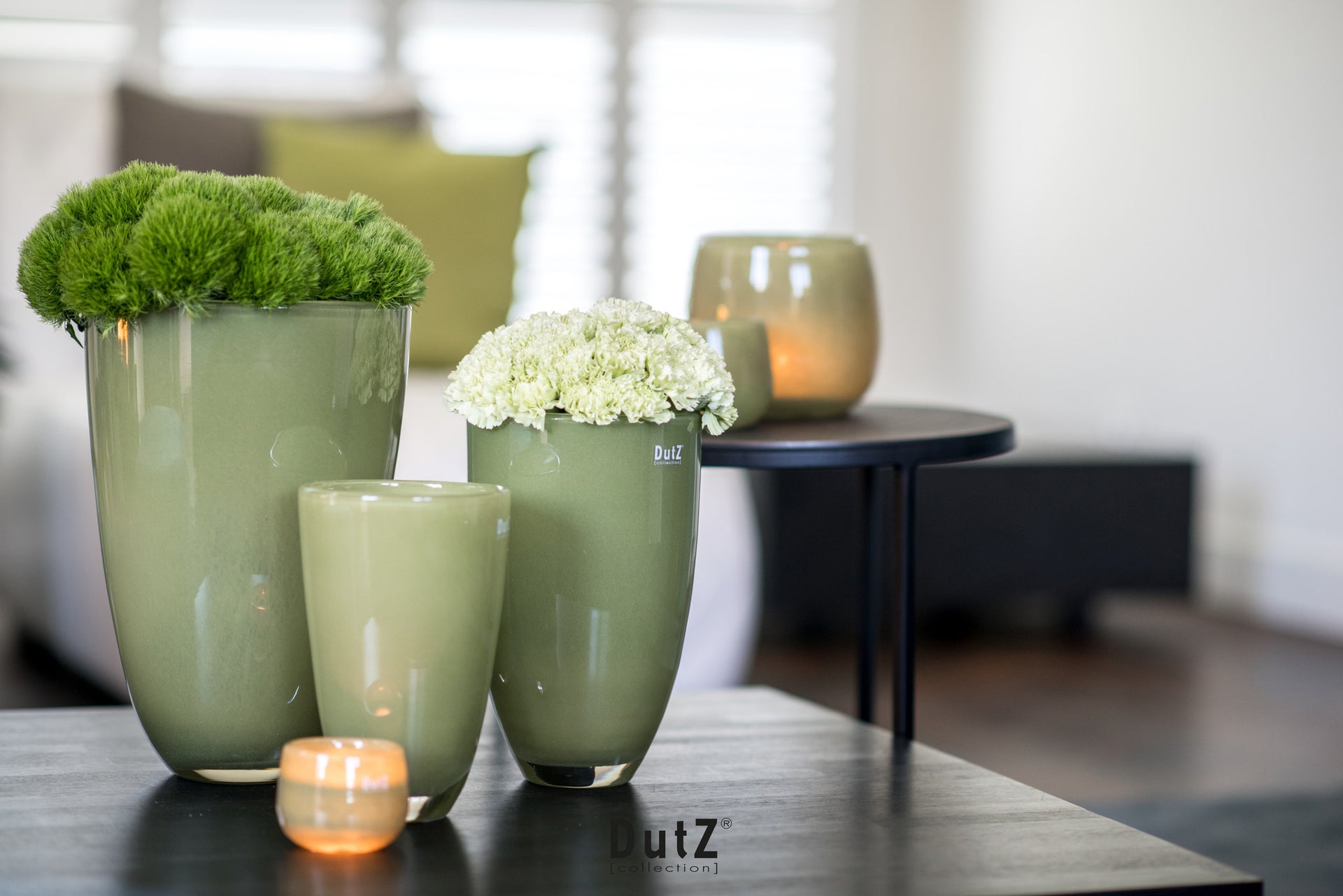 ROSE VASE JUNGLE GREEN